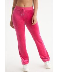 Juicy Couture - Og Big Bling Velour Track Pants - Lyst