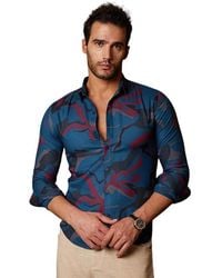 Campus Sutra - Midnight Impressia Regular Shirt - Lyst