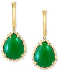 Effy - Effy Pear-shape Dyed & Diamond (1/10 Ct. T.w. - Lyst