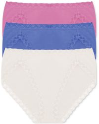 Natori - Bliss French Cut Brief Underwear 3-pack 152058mp - Lyst