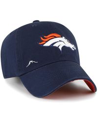 '47 - Denver Broncos Confetti Icon Clean Up Adjustable Hat - Lyst