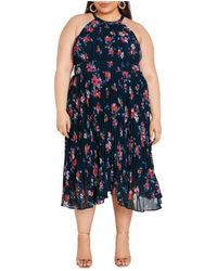 City Chic - Plus Size Miriam Print Dress - Lyst