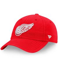 Fanatics - Detroit Wings Core Primary Logo Adjustable Hat - Lyst