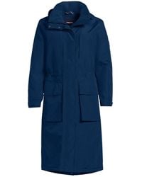 Lands' End - Plus Size Squall Waterproof Insulated Winter Stadium Maxi Coat - Lyst