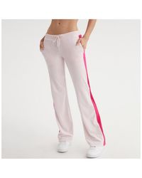 Juicy Couture - Color Block Wide Leg Track Pant - Lyst