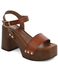 MIA - Electrah Flared Ankle-strap Platform Casual Sandals - Lyst