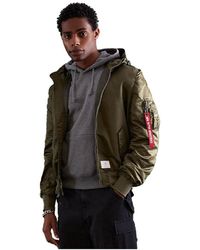Alpha Industries - L-2b Hooded Gen Ii Flight Jacket - Lyst