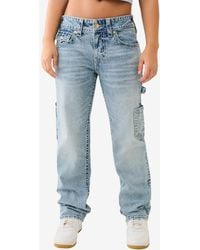 【TRUE RELIGION】★ジーンズ★ MIKEY BIG T FLAP DRAGON 32IN True Religion Mikey Big T Flap Jean Dragon 32in in Blue | Lyst