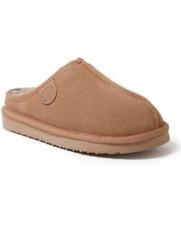 Dearfoams - Fireside By Greta Genuine Shearling Clog Slipper - Lyst