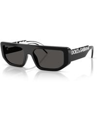 Dolce & Gabbana - Rectangle Sunglasses - Lyst