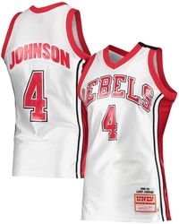 Mitchell & Ness - Larry Johnson Unlv Rebels 1989-90 Authentic Throwback Jersey - Lyst