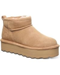 BEARPAW - Retro Shorty Platform Pull-on Ankle Boots - Lyst