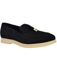 Guess - Aryana Interlaced Suede Slip-on Boat Loafers - Lyst
