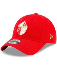 KTZ - San Francisco 49ers Core Classic 9twenty Adjustable Hat - Lyst