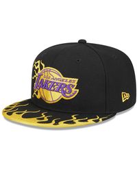 KTZ - Los Angeles Lakers 2024 Nba All-star Game Rally Drive Flames 9fifty Snapback Hat - Lyst