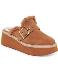 Dolce Vita - Lelani Plush Platform Clogs - Lyst
