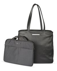 Kenneth Cole - Faux Leather Marley 16" Laptop Tote - Lyst