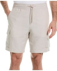Cubavera - 8" Drawstring Linen Cargo Shorts - Lyst
