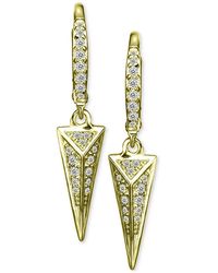 Giani Bernini - Cubic Zirconia Pyramid Drop Earrings, Created For Macy's - Lyst