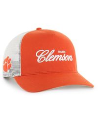 '47 - And Clemson Tigers Contemporary Basics Foundation Trucker Hitch Adjustable Hat - Lyst