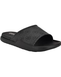 Guess - Magaria Branded Elevated Pool Slides - Lyst
