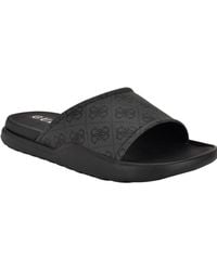 Guess - Magaria Branded Elevated Pool Slides - Lyst