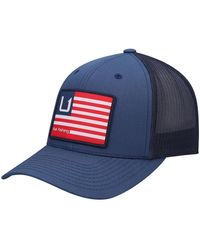 HUK - S And Bars American Trucker Snapback Hat - Lyst