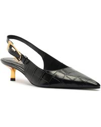 SCHUTZ SHOES - Ciara Slingback Kitten Heel Pumps - Lyst