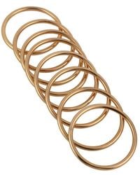 SOH - The Metallic-stack Bangle Bracelet - Lyst