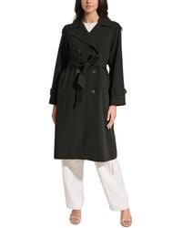 DKNY - Double-breasted Trench Coat - Lyst