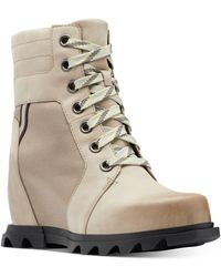womens sorel wedge boots