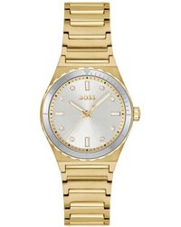 BOSS - Candor Sport Quartz Ionic Plated Thin Stainless-steel Watch - Lyst