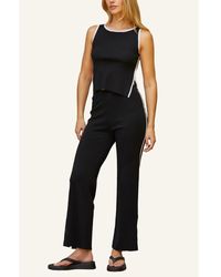 Crescent - Jimi Contrast Knit Two Piece Set - Lyst