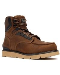 Georgia Boot - 6" Carbon Flex Wedge Waterproof Moc-toe Work Boot - Lyst
