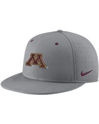 Nike - Minnesota Golden Gophers Usa Side Patch True Aerobill Performance Fitted Hat - Lyst