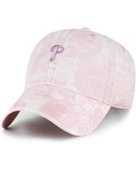 '47 - Philadelphia Phillies Gardenia Clean Up Floral Adjustable Baseball Cap - Lyst