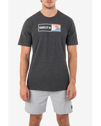Hurley - Everyday Box Waves Short Sleeve T-shirt - Lyst
