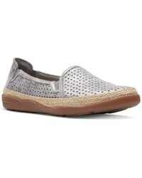 Clarks - Elaina Ruby Slip-on Espadrille Flats - Lyst