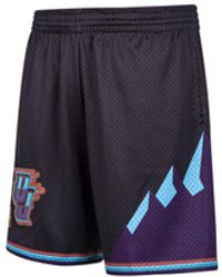mitchell and ness nylon shorts