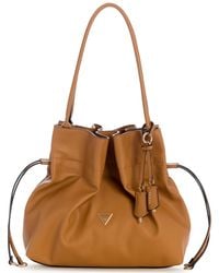 Guess - Karima Medium Drawstring Tote Handbag - Lyst
