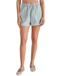 Steve Madden - Faux The Record Leather Shorts - Lyst