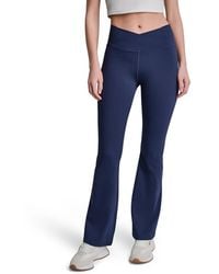 DKNY - Cross Front Balance Compression High-waist Flare Pants - Lyst
