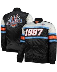 Mitchell & Ness - Big And Tall Hardwood Classics 1997 Nba All-star Game Heavyweight Satin Full-snap Jacket - Lyst