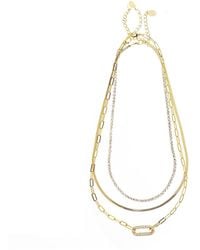Rivka Friedman - 18k Gold Plated 3-pc. Layered Necklace Set - Lyst