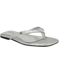 Calvin Klein - Stelea Flat Thong Sandals - Lyst