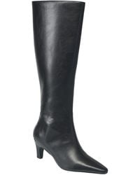 French Connection - Kitten Heel Leather Booties - Lyst