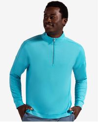 BloqUV - Upf 50+ Sun Protective Mock Zip Top - Lyst