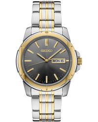 Seiko - Essentials Two-tone Stainless Steel Bracelet Watch 39mm - Lyst