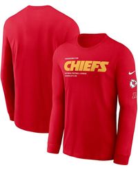 Nike - Kansas City Chiefs Play To Win Essential Long Sleeve T-shirt - Lyst