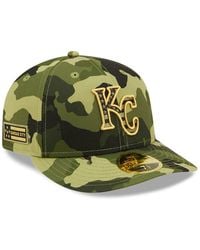 KTZ - Kansas City Royals 2022 Armed Forces Day On-field Low Profile 59fifty Fitted Hat - Lyst